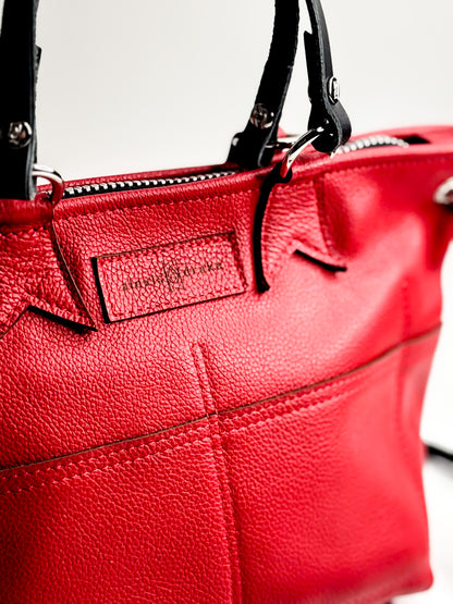 Heart + Hide Collection | Coco Satchel + Crossbody | Crimson