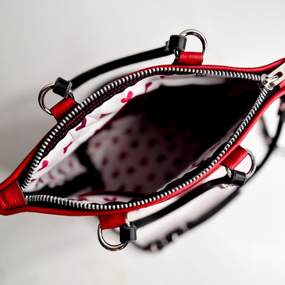 Heart + Hide Collection | Coco Satchel + Crossbody | Crimson