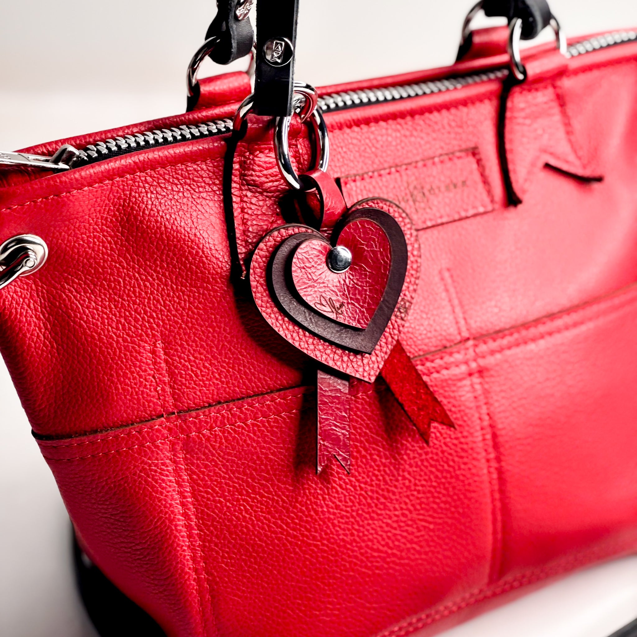 Heart + Hide Collection | Coco Satchel + Crossbody | Crimson
