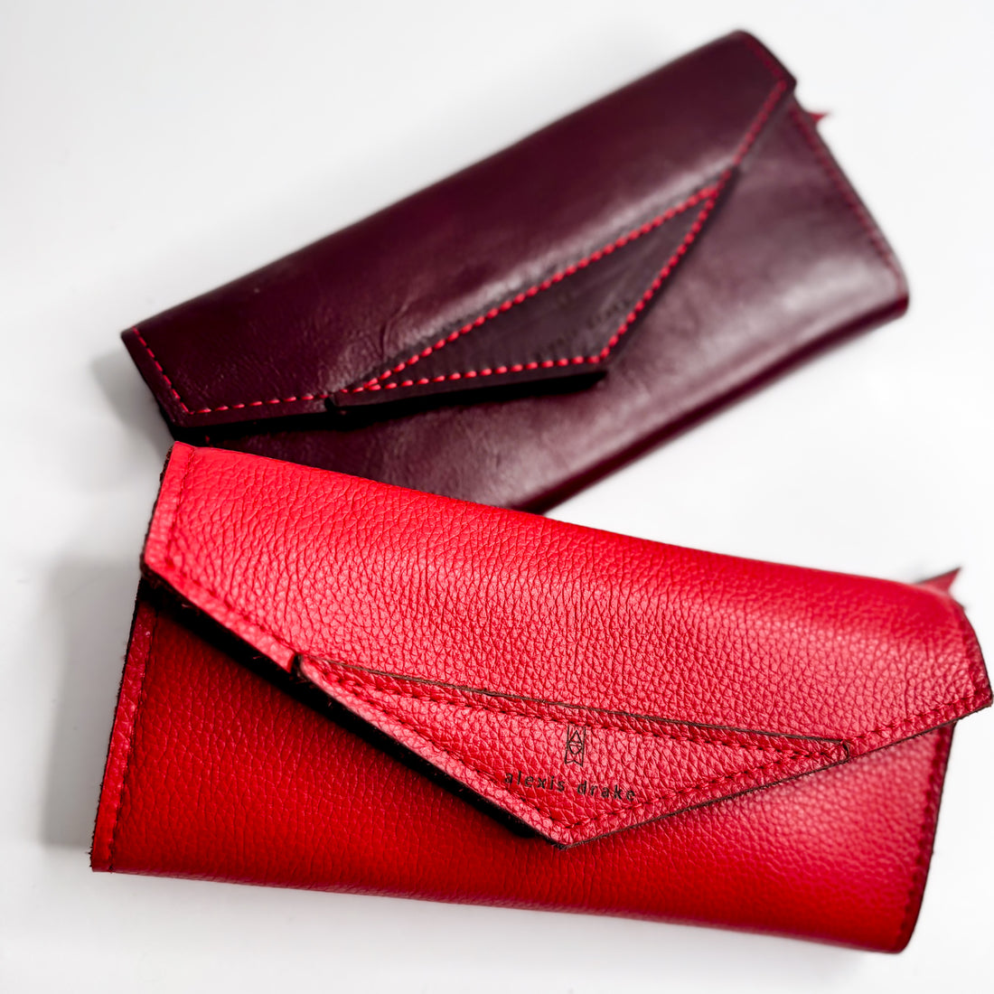 Heart + Hide Collection | Genevieve Wallet | Crimson