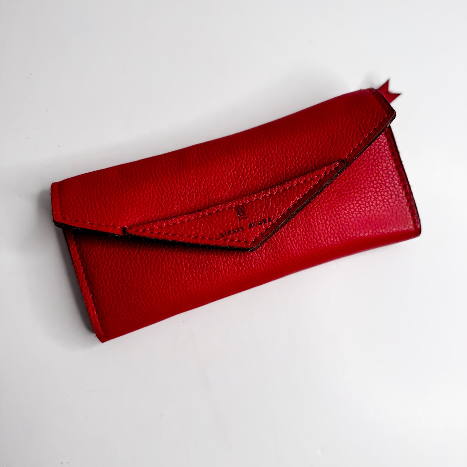 Heart + Hide Collection | Genevieve Wallet | Crimson