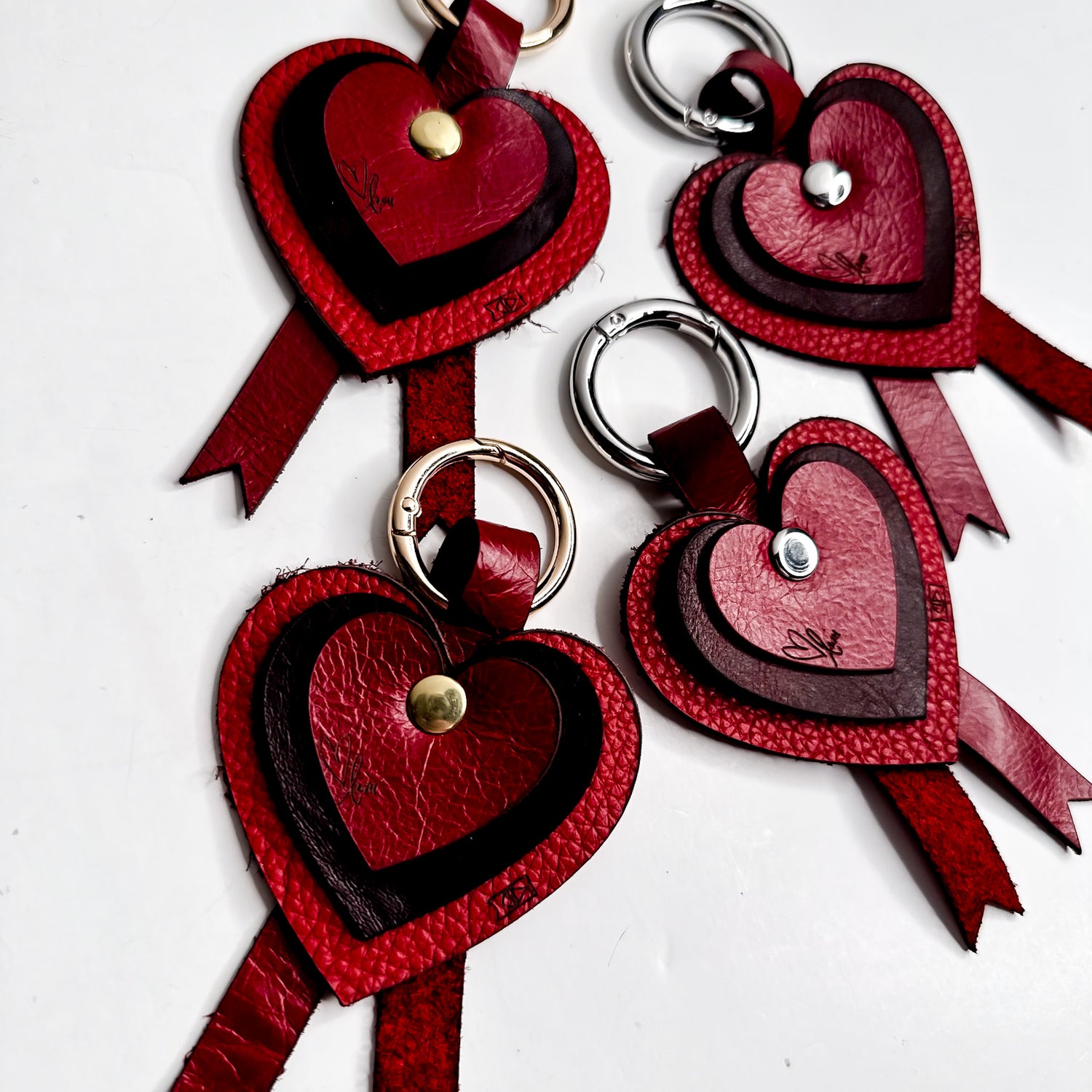Heart + Hide Collection | Keychain | Heart Floof Bag Charm