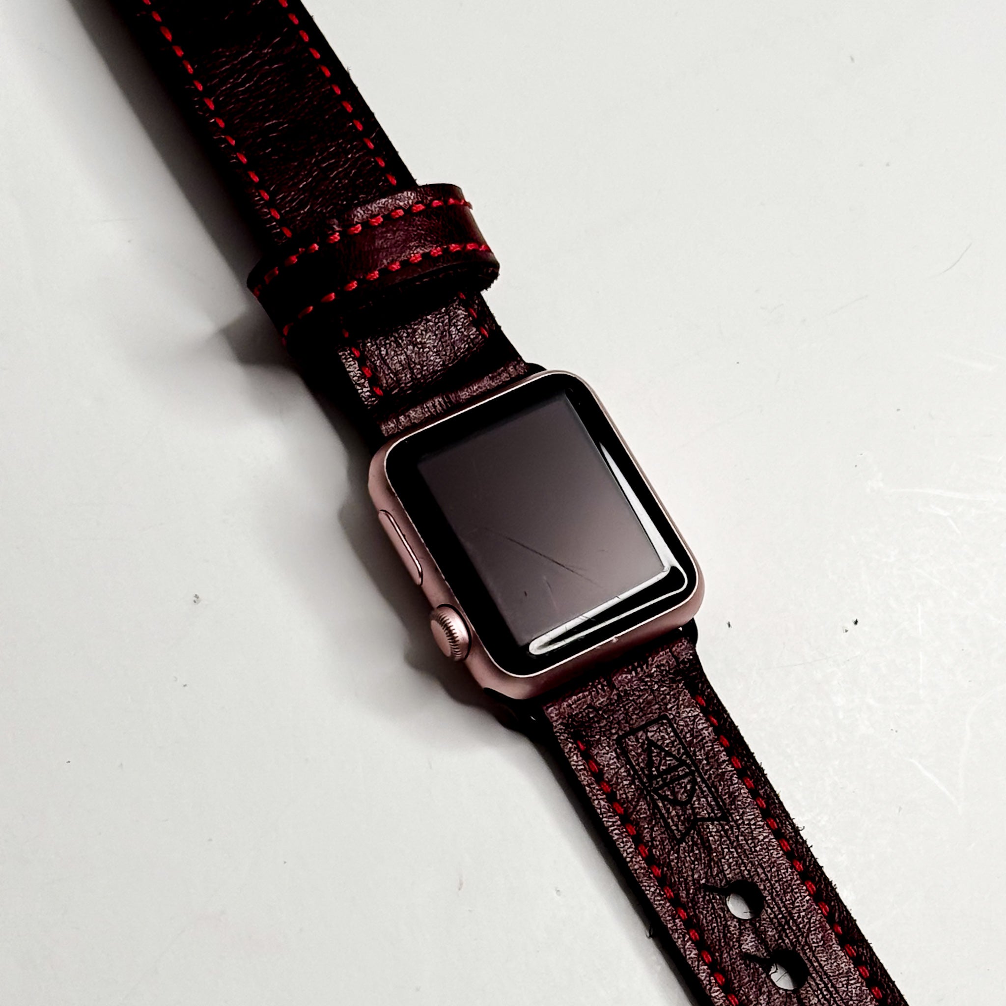 Heart + Hide Collection | Apple Watch Band | Wine