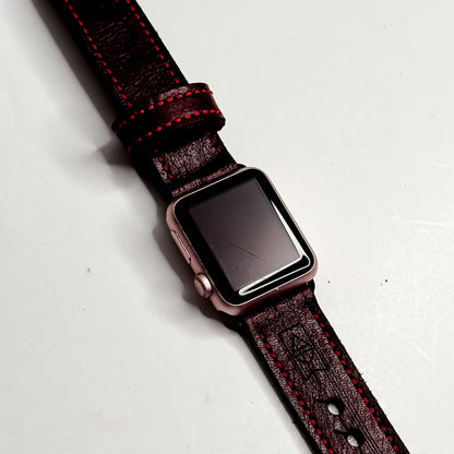 Heart + Hide Collection | Apple Watch Band | Wine