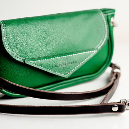 Polished Prep Collection | Violet Clutch + Crossbody | Boxwood Green