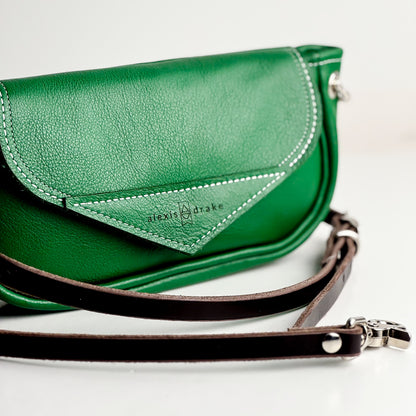 Polished Prep Collection | Violet Clutch + Crossbody | Boxwood Green