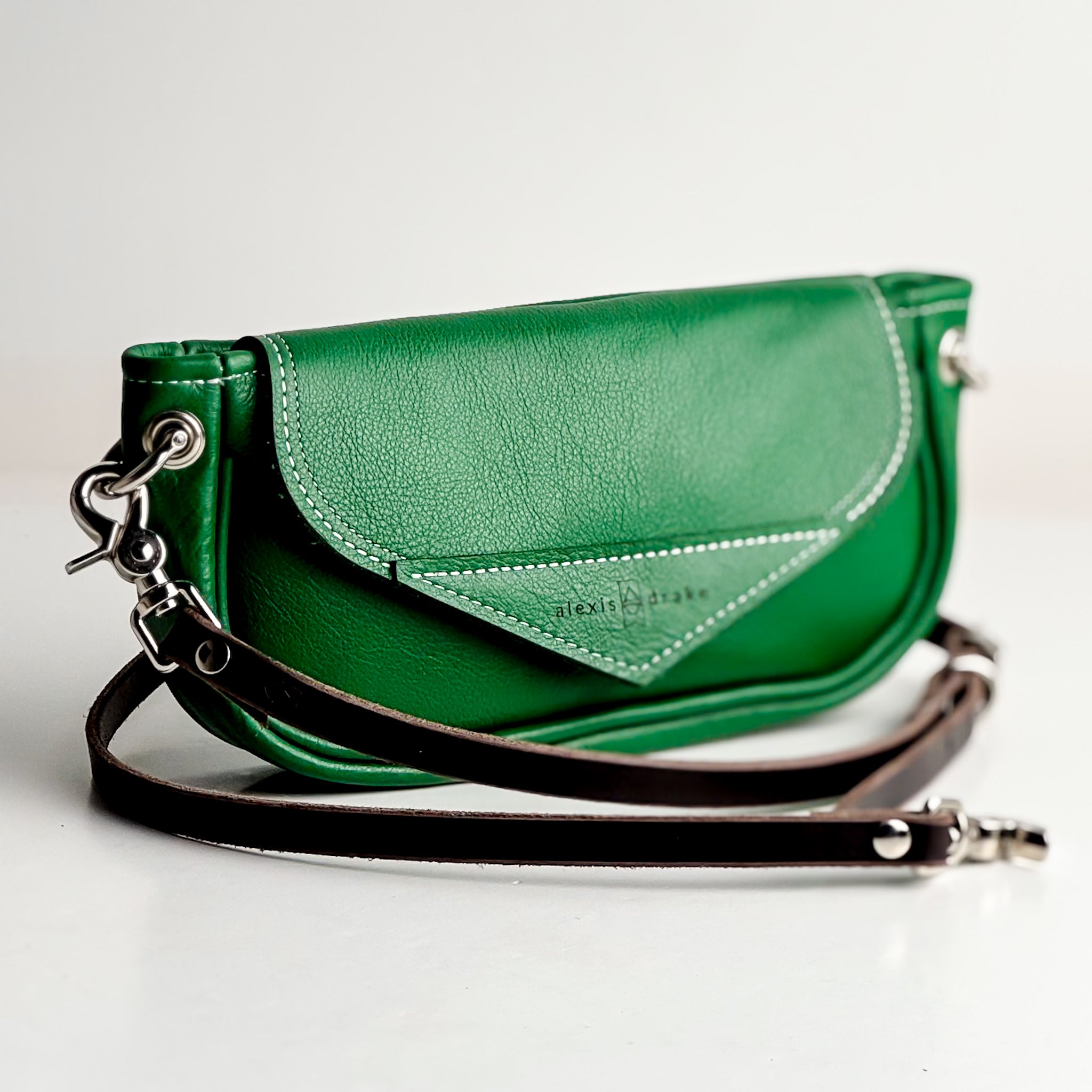 Polished Prep Collection | Violet Clutch + Crossbody | Boxwood Green