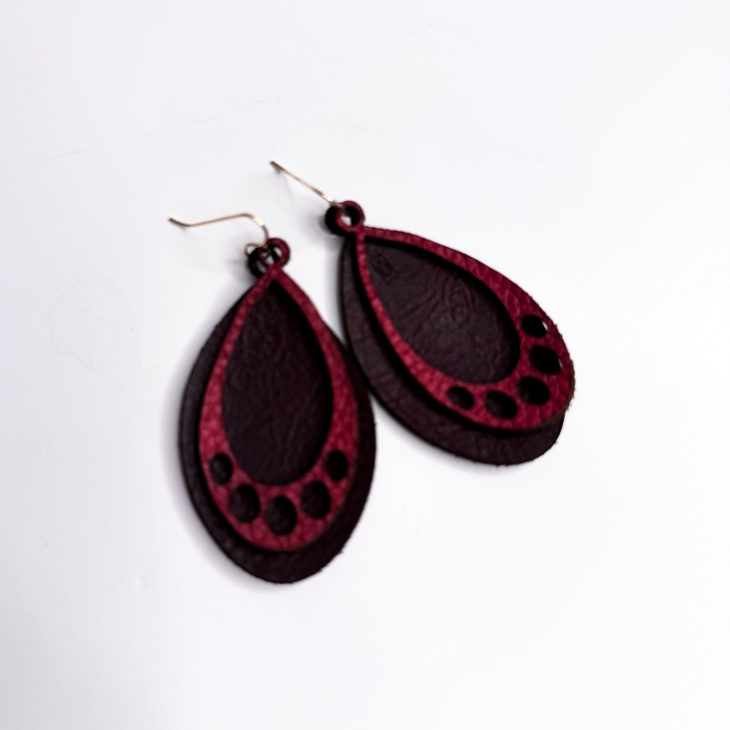Heart + Hide Collection | Jewelry | Oval Leather Earrings | Various