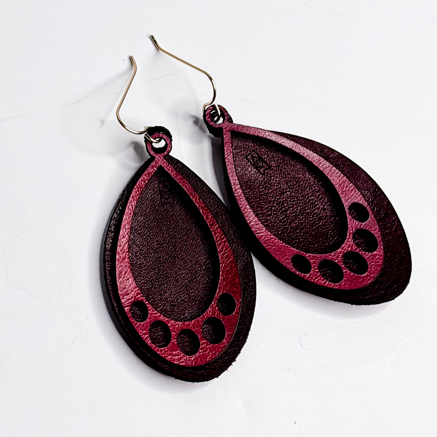 Heart + Hide Collection | Jewelry | Oval Leather Earrings | Various
