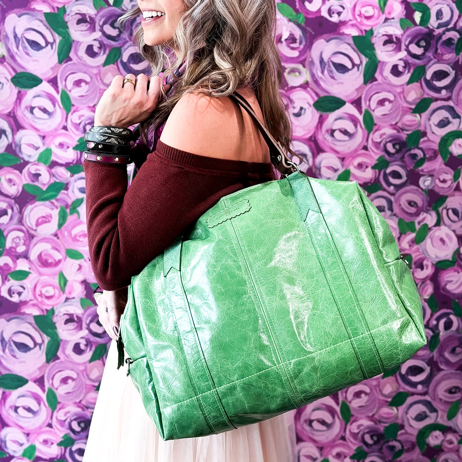 Wild Bloom Collection | Eliza Traveler Tote | Ivy