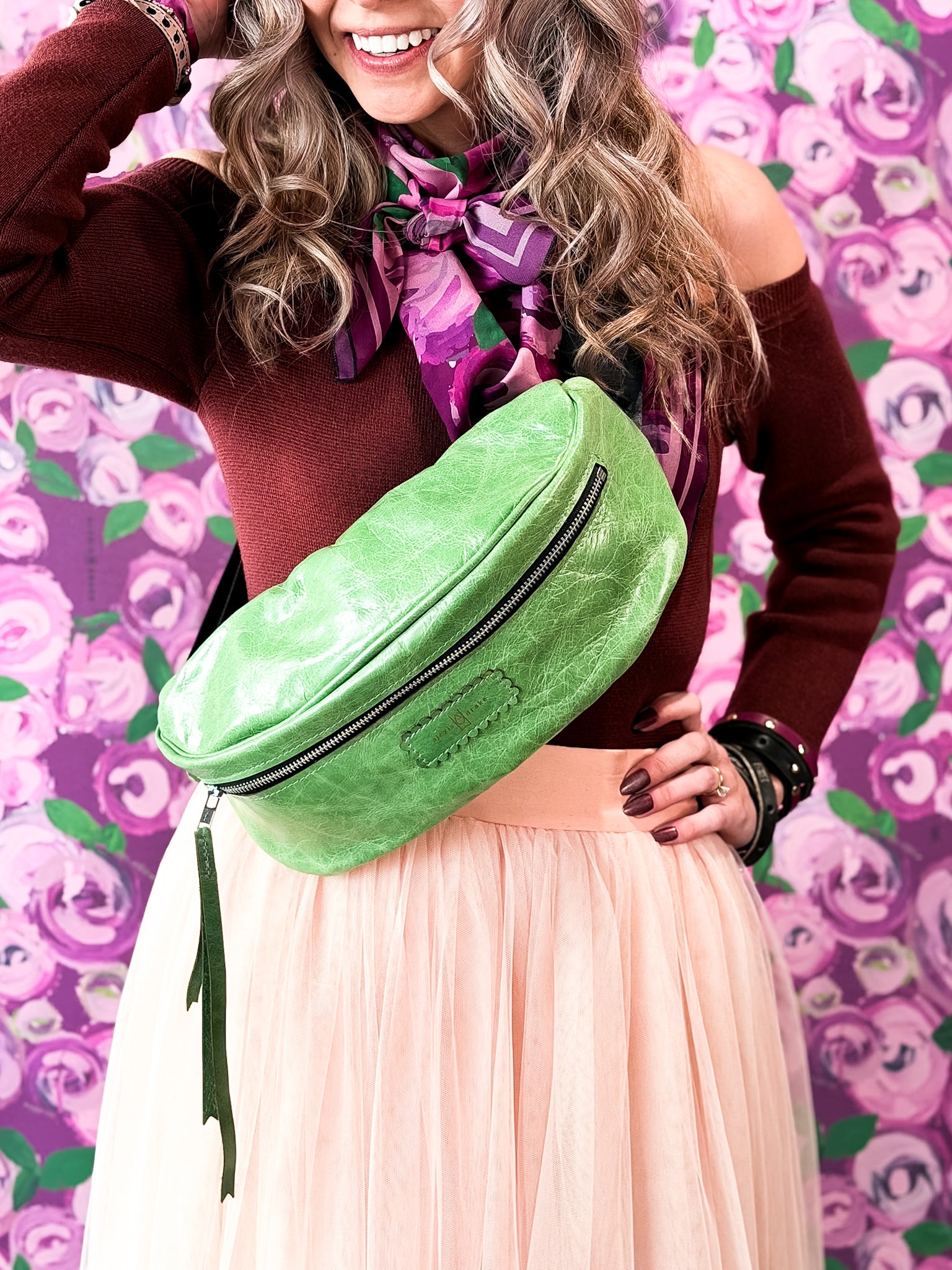 Wild Bloom Collection | Louie Fanny Crossbody | Ivy