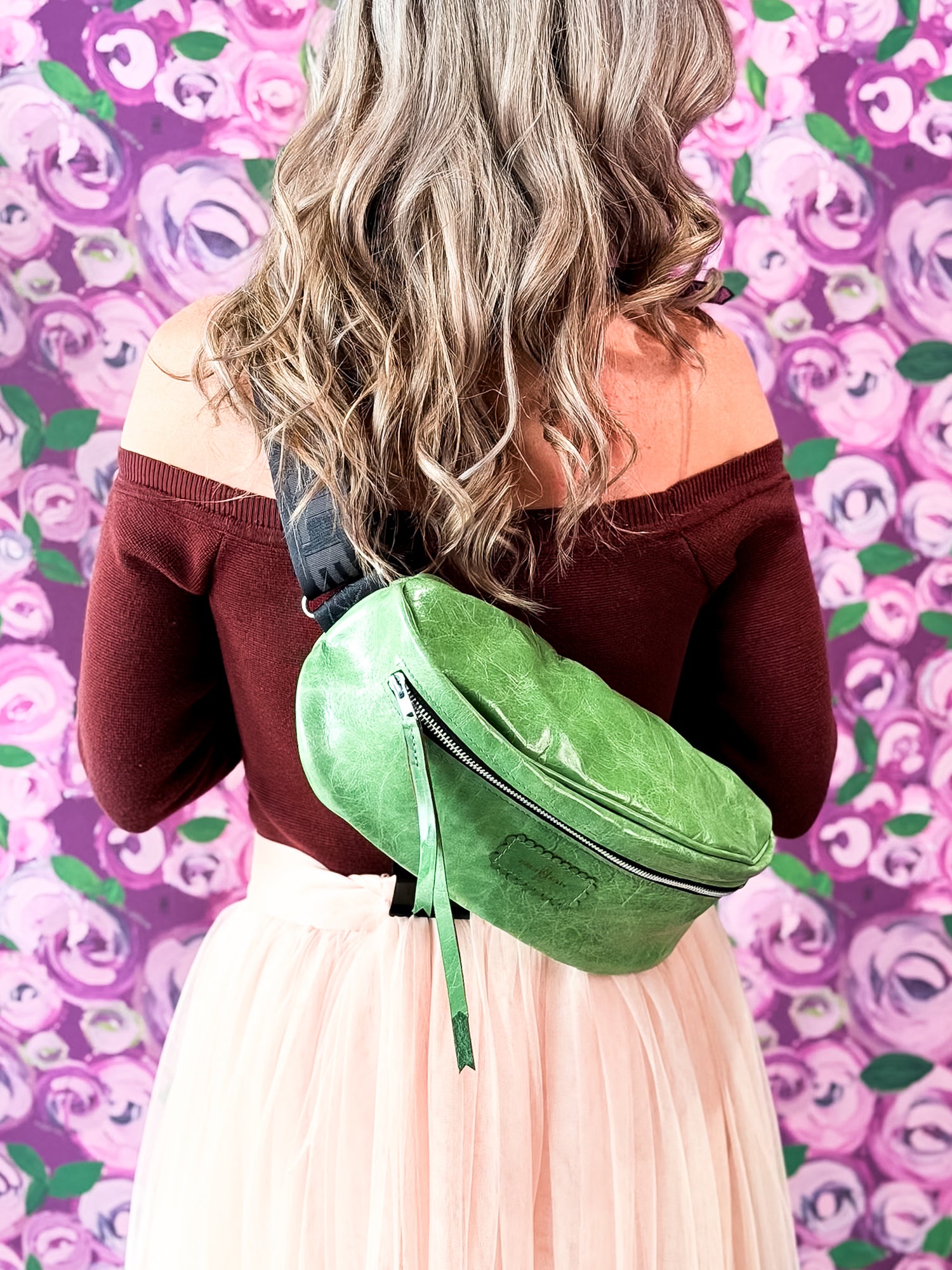 Wild Bloom Collection | Louie Fanny Crossbody | Ivy
