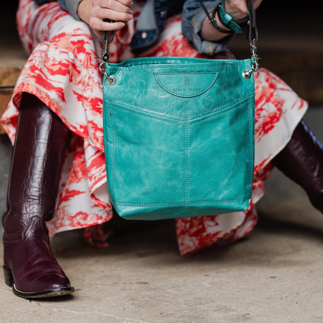 Rodeo Collection | Tivoli Shoulder Tote | Cactus Rose