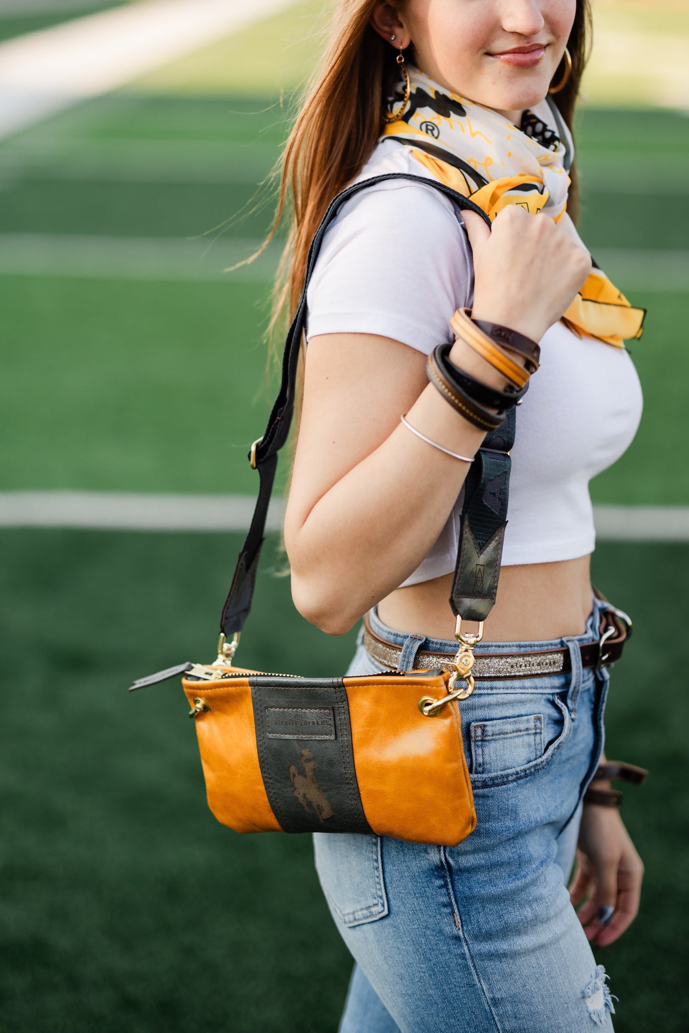 Steamboat Collection | Belt Bag Clutch + Crossbody | Butter + Grey