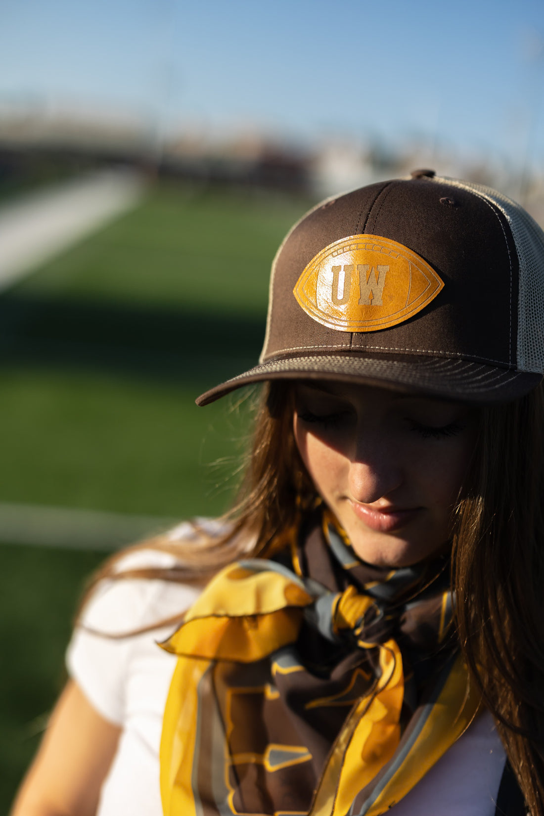 Steamboat Collection | UW Football Trucker Hat | Brown + Butter