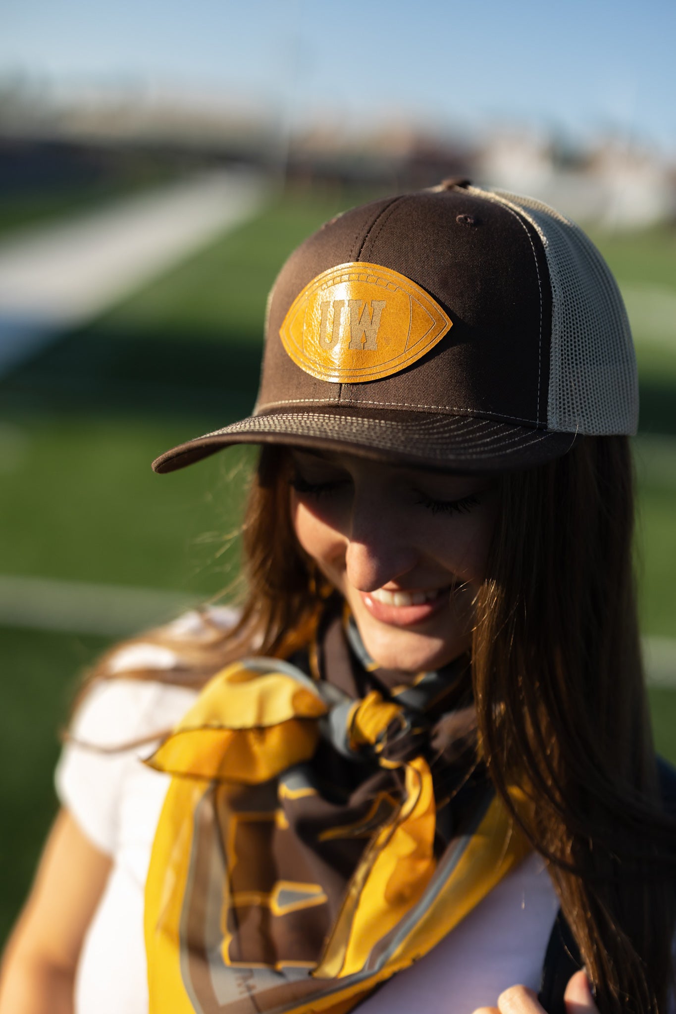 Steamboat Collection | UW Football Trucker Hat | Brown + Butter