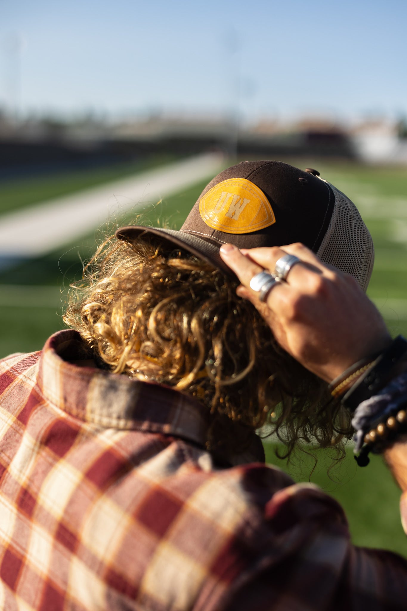 Steamboat Collection | UW Football Trucker Hat | Brown + Butter