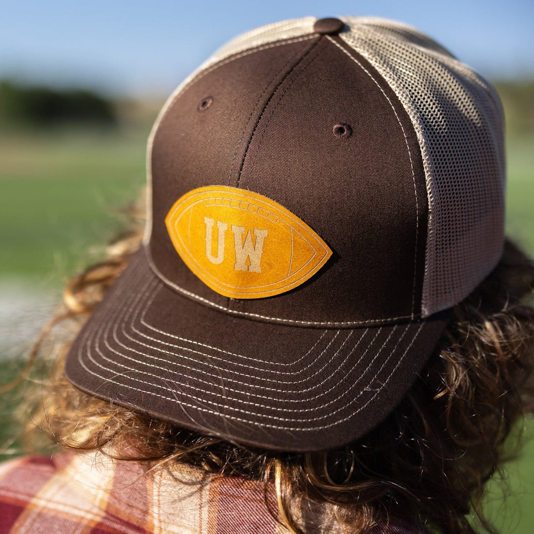 Made To Order | Steamboat Collection | UW Football Trucker Hat | Brown + Butter