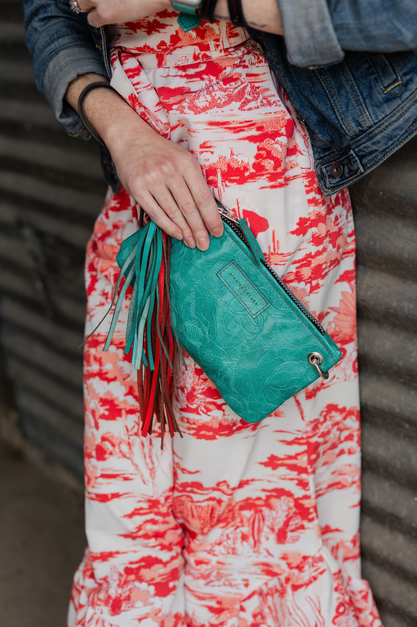 Rodeo Collection | Belt Bag Clutch + Crossbody | Cactus Rose