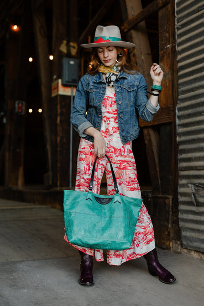 Rodeo Collection | Charlotte Shoulder Tote | Cactus Rose