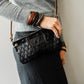 Holiday Collection | Belt Bag Clutch + Crossbody | Diamond + Obsidian
