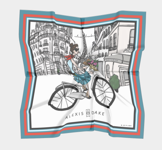 Made To Order | Scarf | Paris Bike