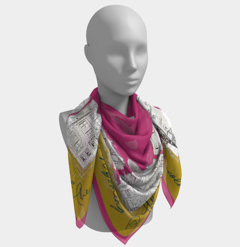 Scarf | Historic Cheyenne Downtown | Pink
