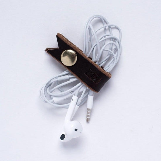 SHOWROOM | Leather Cord Keeper | Set of 2 - Alexis Drake