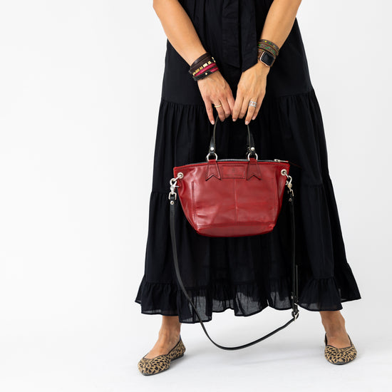 Everyday Collection | Coco Satchel + Crossbody | Ruby