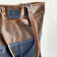 Everyday Collection | 9 to 5 Shoulder Tote | Navy + Rocky