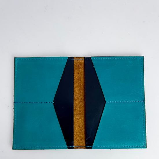 Everyday Collection | Capsule Wallet | Rocky + Turquoise Interior