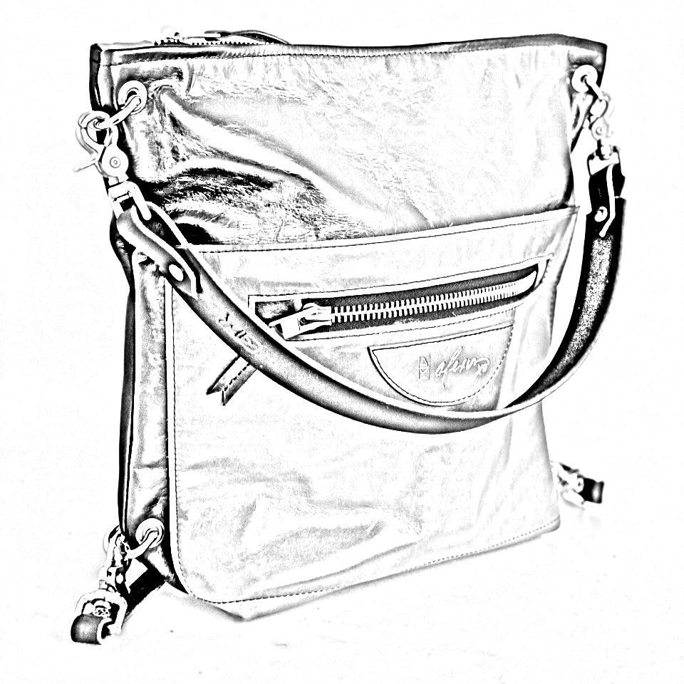 Backpack with Zippered Outside Pocket